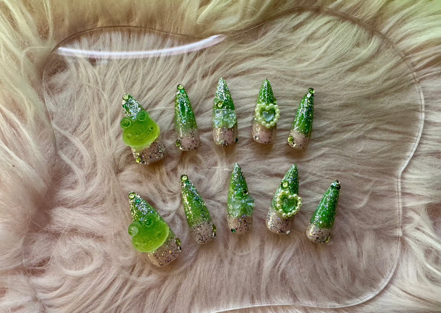 Gummy Frog Nails