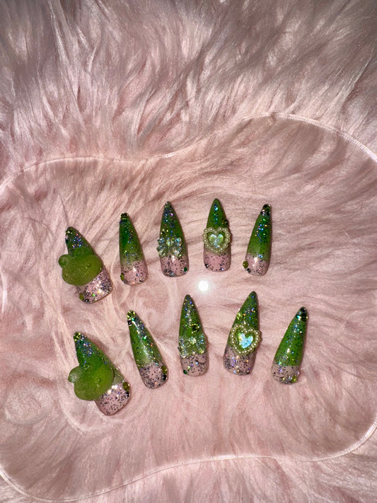 Gummy Frog Nails